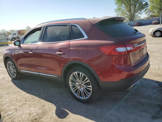 2LMPJ8LR3GBL27943 - 2016 LINCOLN MKX RESERVE MAROON photo 2