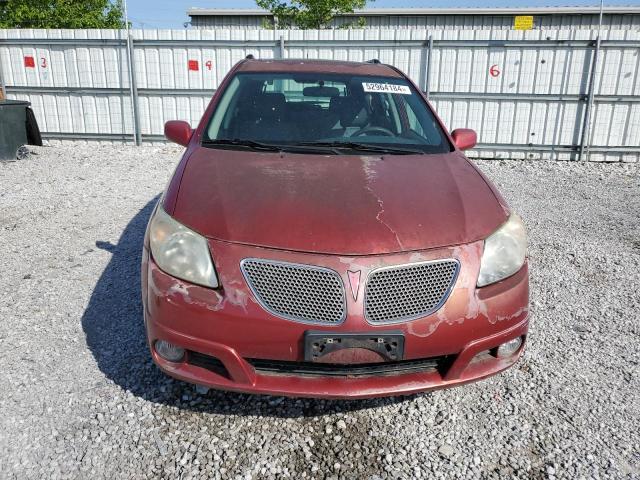 5Y2SL63855Z426550 - 2005 PONTIAC VIBE RED photo 5