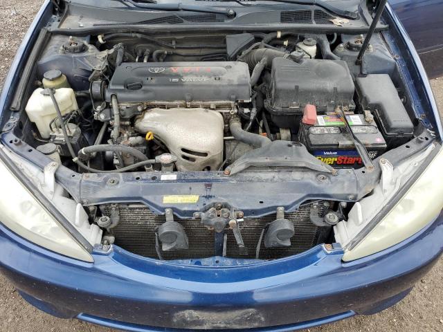 4T1BE32K15U412563 - 2005 TOYOTA CAMRY LE BLUE photo 11