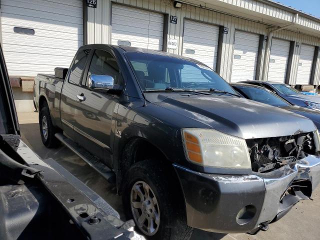 1N6AA06B04N500546 - 2004 NISSAN TITAN XE CHARCOAL photo 4