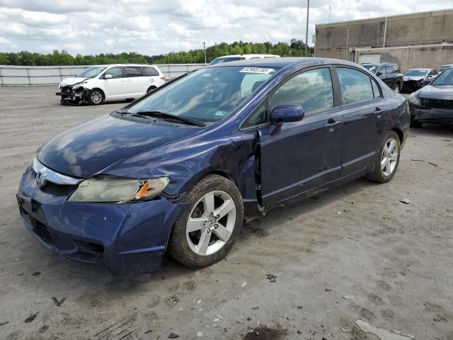 19XFA1F65BE008677 - 2011 HONDA CIVIC LX-S أزرق صورة 1