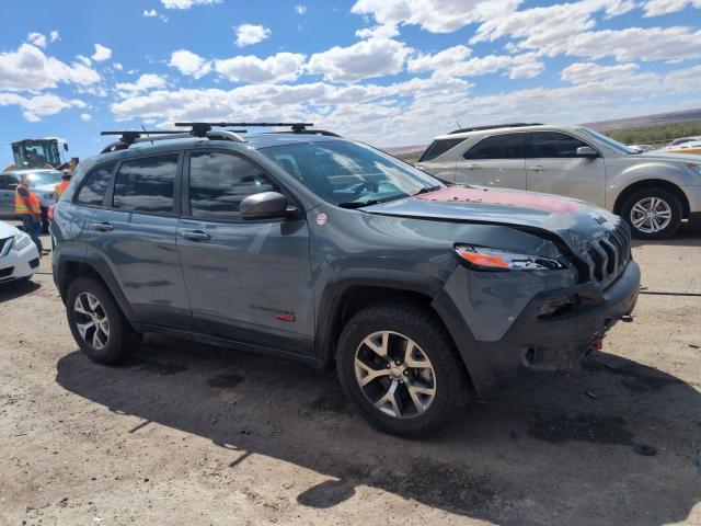 1C4PJMBS1FW646896 - 2015 JEEP CHEROKEE TRAILHAWK BLUE photo 4