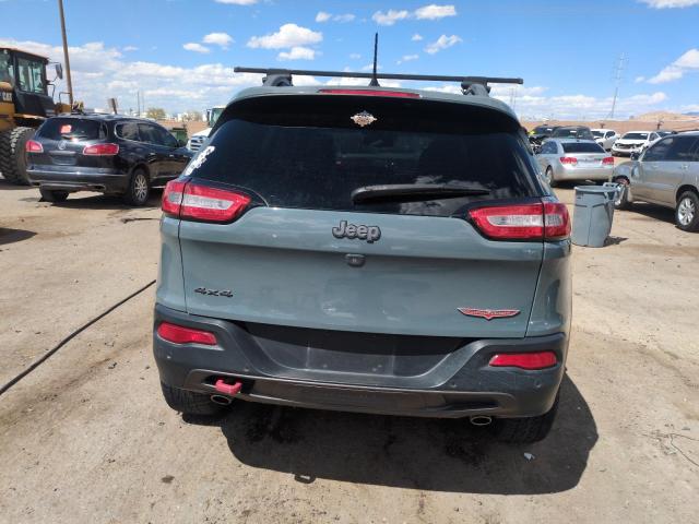1C4PJMBS1FW646896 - 2015 JEEP CHEROKEE TRAILHAWK BLUE photo 6