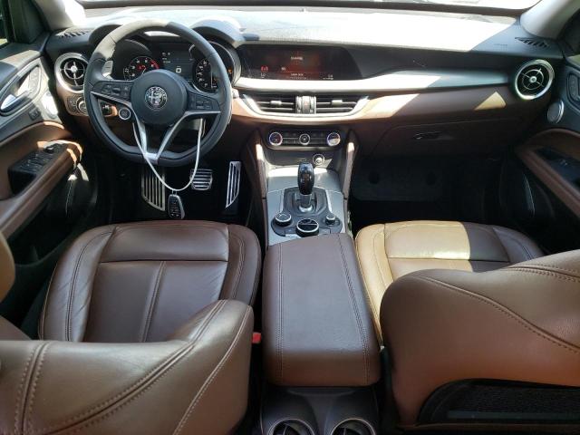 ZASFAKPN2J7B91716 - 2018 ALFA ROMEO STELVIO SPORT შავი ფოტო 8