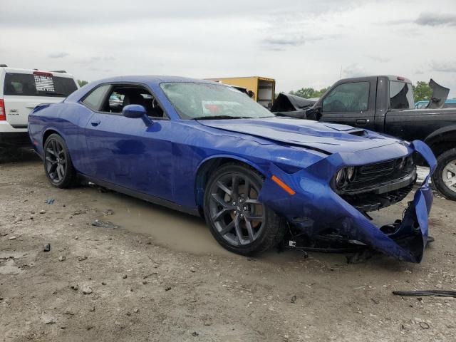 2C3CDZJG5MH672658 - 2021 DODGE CHALLENGER GT BLUE photo 4