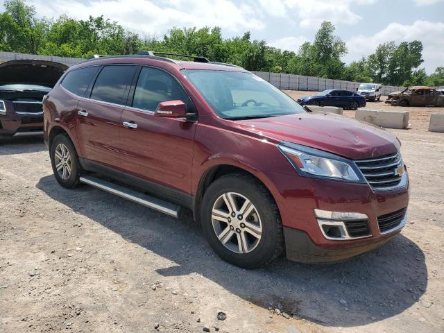 1GNKRHKD5FJ293952 - 2015 CHEVROLET TRAVERSE LT BURGUNDY photo 4