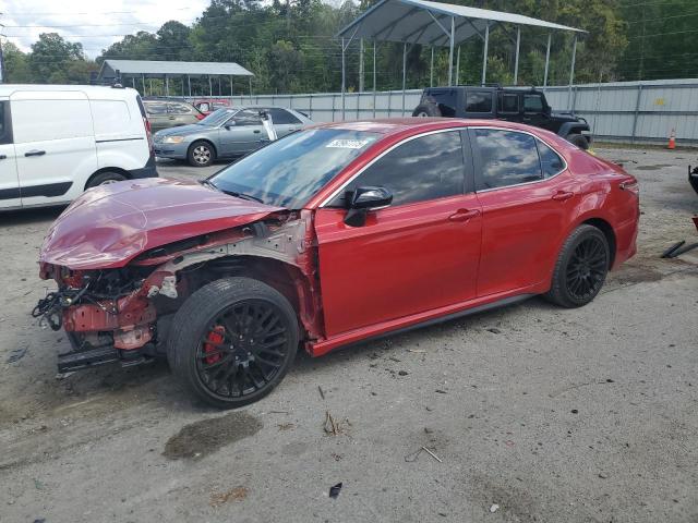 4T1T11AK1RU197049 - 2024 TOYOTA CAMRY SE NIGHT SHADE RED photo 1