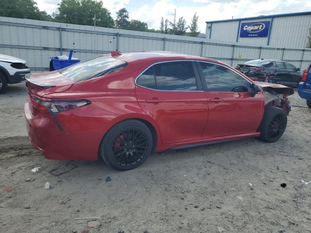 4T1T11AK1RU197049 - 2024 TOYOTA CAMRY SE NIGHT SHADE RED photo 3