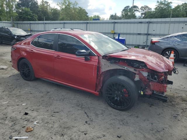 4T1T11AK1RU197049 - 2024 TOYOTA CAMRY SE NIGHT SHADE RED photo 4