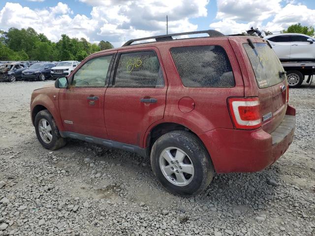 1FMCU93148KB04920 - 2008 FORD ESCAPE XLT RED photo 2