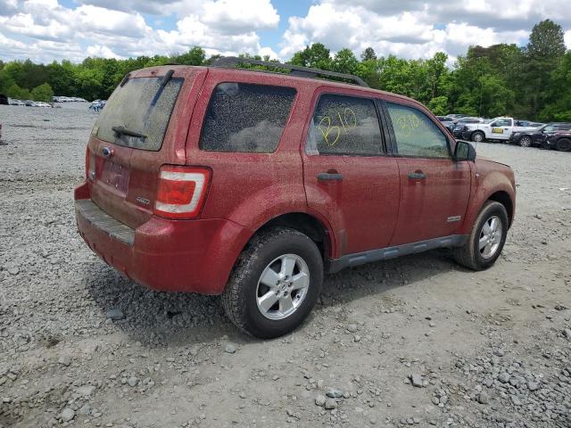 1FMCU93148KB04920 - 2008 FORD ESCAPE XLT RED photo 3