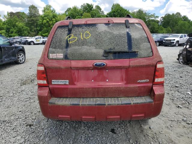 1FMCU93148KB04920 - 2008 FORD ESCAPE XLT RED photo 6