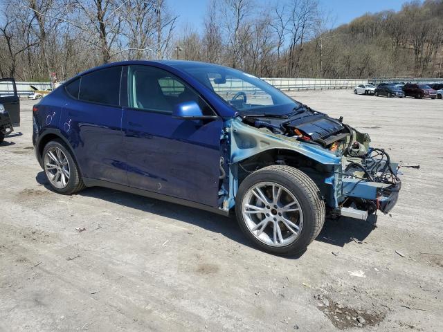 7SAYGAEE2PF620551 - 2023 TESLA MODEL Y 蓝色 照片 4