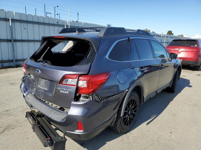 4S4BSAFC5H3239642 - 2017 SUBARU OUTBACK 2.5I PREMIUM GRAY photo 3