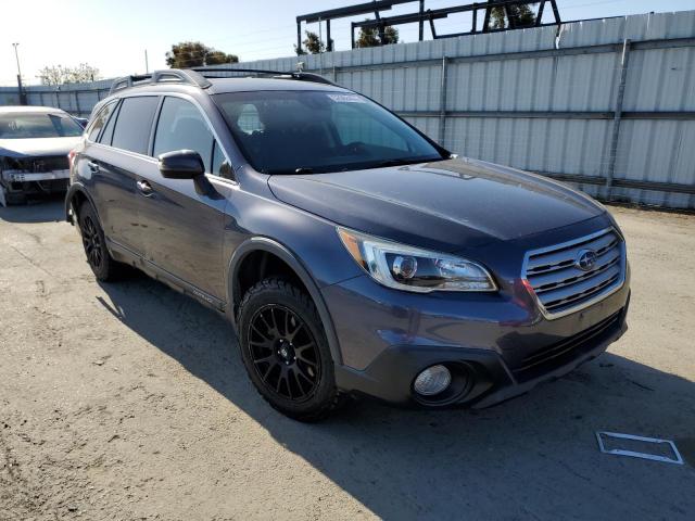 4S4BSAFC5H3239642 - 2017 SUBARU OUTBACK 2.5I PREMIUM GRAY photo 4