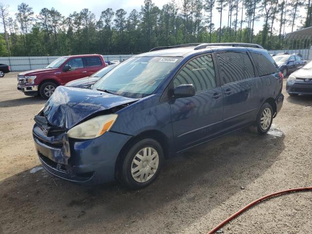 5TDZA23C35S365606 - 2005 TOYOTA SIENNA CE BLUE photo 1