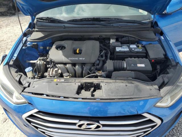 KMHD84LF8HU192611 - 2017 HYUNDAI ELANTRA SE BLUE photo 11