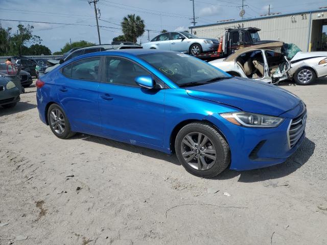 KMHD84LF8HU192611 - 2017 HYUNDAI ELANTRA SE BLUE photo 4