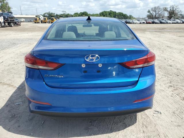 KMHD84LF8HU192611 - 2017 HYUNDAI ELANTRA SE BLUE photo 6