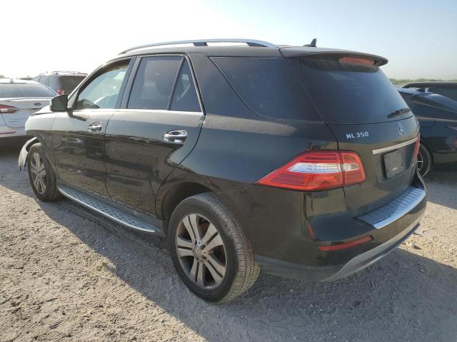 4JGDA5HB7FA591878 - 2015 MERCEDES-BENZ ML 350 4MATIC BLACK photo 2