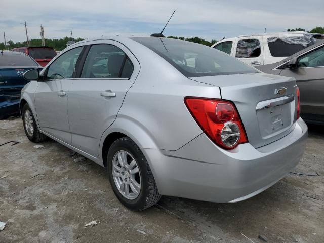 1G1JC5SH2G4138520 - 2016 CHEVROLET SONIC LT SILVER photo 2