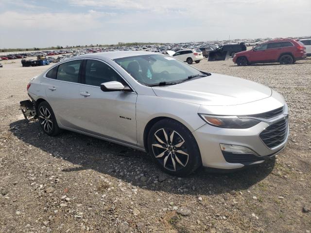 1G1ZG5ST0MF055406 - 2021 CHEVROLET MALIBU RS SILVER photo 4