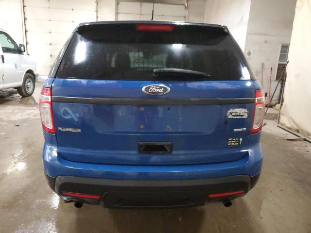 1FM5K8AR4DGC64049 - 2013 FORD EXPLORER POLICE INTERCEPTOR 蓝色 照片 6
