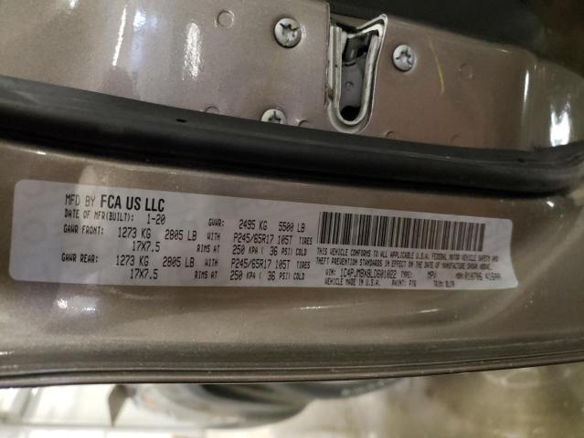 1C4PJMBX8LD601022 - 2020 JEEP CHEROKEE TRAILHAWK GRAY photo 13