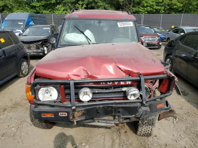 SALTY1247XA205971 - 1999 LAND ROVER DISCOVERY RED photo 5