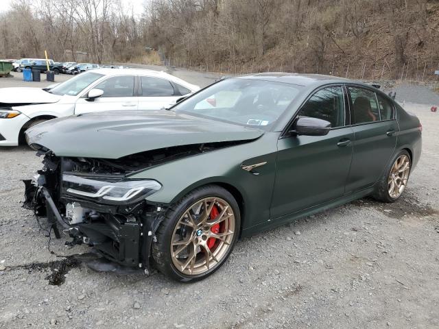 WBS73CH08NCJ48715 - 2022 BMW M5 CS GREEN photo 1