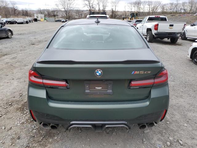 WBS73CH08NCJ48715 - 2022 BMW M5 CS GREEN photo 6