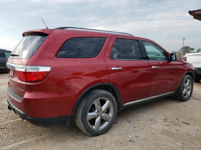 1D4SD5GTXBC688362 - 2011 DODGE DURANGO CITADEL RED photo 3