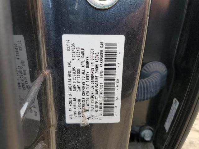 19UUB3F77FA007291 - 2015 ACURA TLX ADVANCE 黑色 照片 12