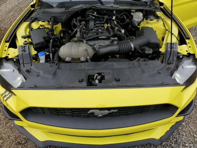 1FA6P8TH0M5123463 - 2021 FORD MUSTANG YELLOW photo 11