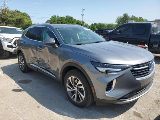 LRBFZPR48MD072544 - 2021 BUICK ENVISION ESSENCE ნაცრისფერი ფოტო 4