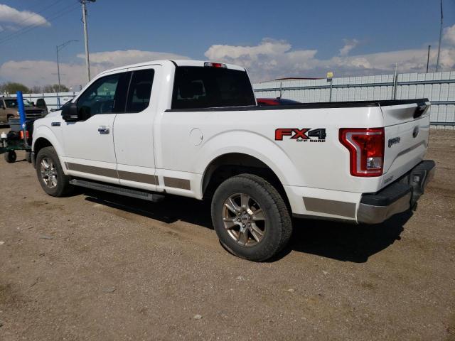 1FTFX1EF2GKE61482 - 2016 FORD F150 SUPER CAB WHITE photo 2