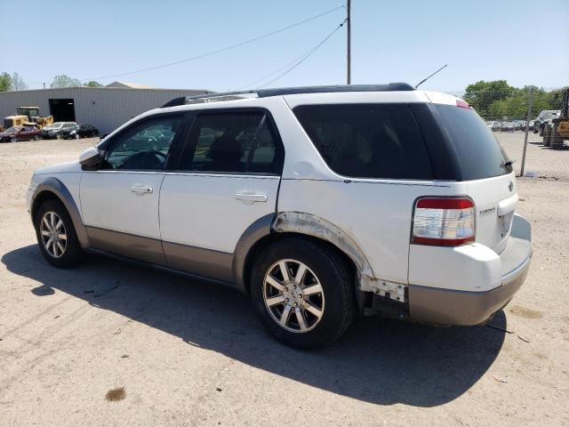 1FMDK05W28GA00590 - 2008 FORD TAURUS X SEL WHITE photo 2