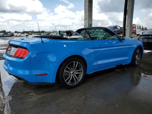 1FATP8UH6H5267364 - 2017 FORD MUSTANG BLUE photo 3