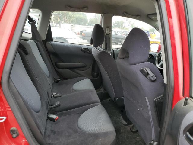 JHMGD38627S020941 - 2007 HONDA FIT S RED photo 10