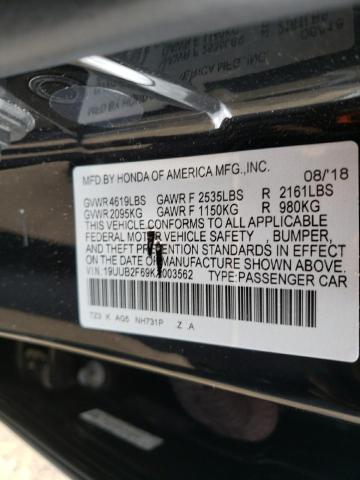 19UUB2F69KA003562 - 2019 ACURA TLX TECHNOLOGY 黑色 照片 13
