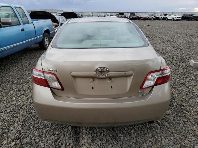 4T1BB46K07U013428 - 2007 TOYOTA CAMRY HYBRID TAN photo 6