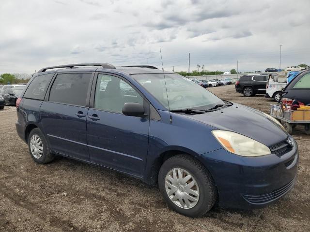 5TDZA23C95S255000 - 2005 TOYOTA SIENNA CE BLUE photo 4