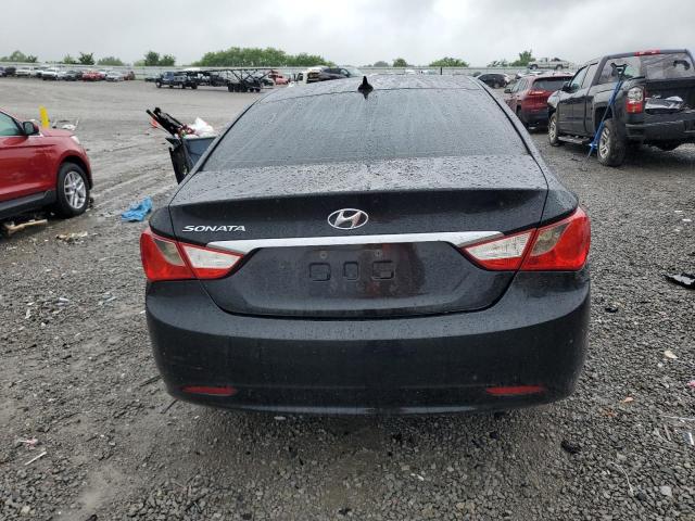 5NPEB4AC5CH463419 - 2012 HYUNDAI SONATA GLS BLACK photo 6