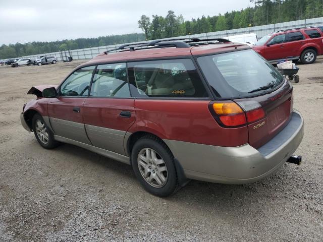 4S3BH675537648483 - 2003 SUBARU LEGACY OUTBACK AWP 勃艮第红 照片 2