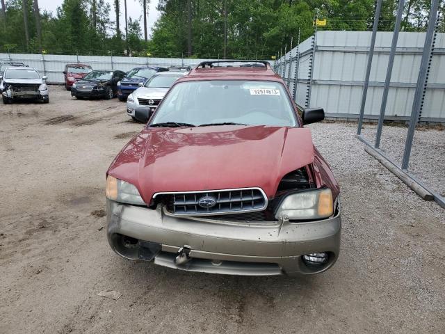 4S3BH675537648483 - 2003 SUBARU LEGACY OUTBACK AWP 勃艮第红 照片 5