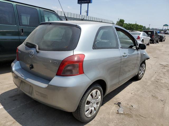 JTDJT923775115943 - 2007 TOYOTA YARIS SILVER photo 3