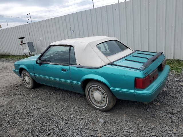 1FACP44MXPF123766 - 1993 FORD MUSTANG LX GREEN photo 2