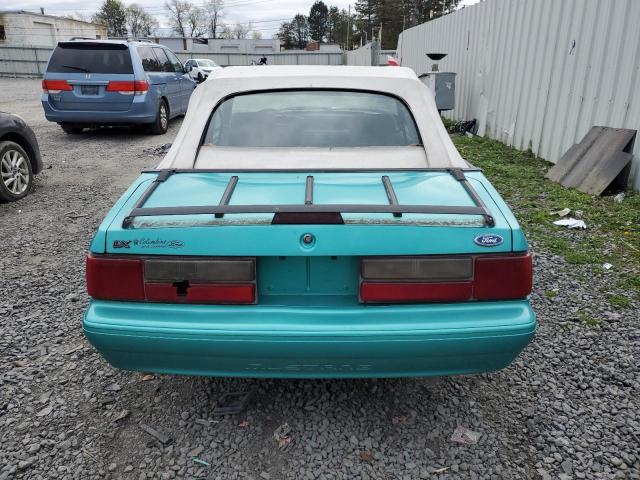 1FACP44MXPF123766 - 1993 FORD MUSTANG LX GREEN photo 6