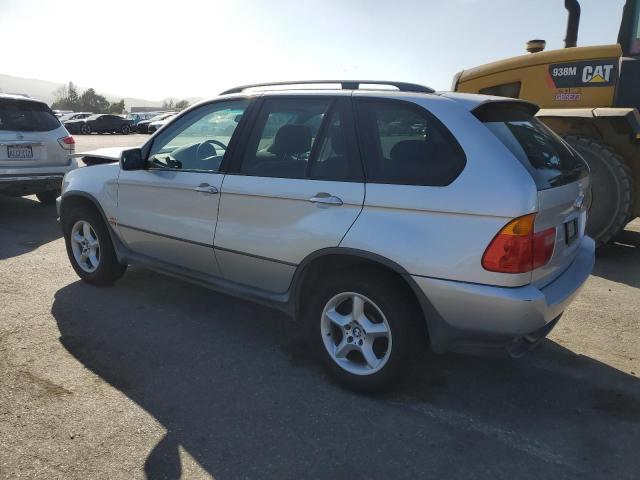 5UXFA53503LV98670 - 2003 BMW X5 3.0I SILVER photo 2