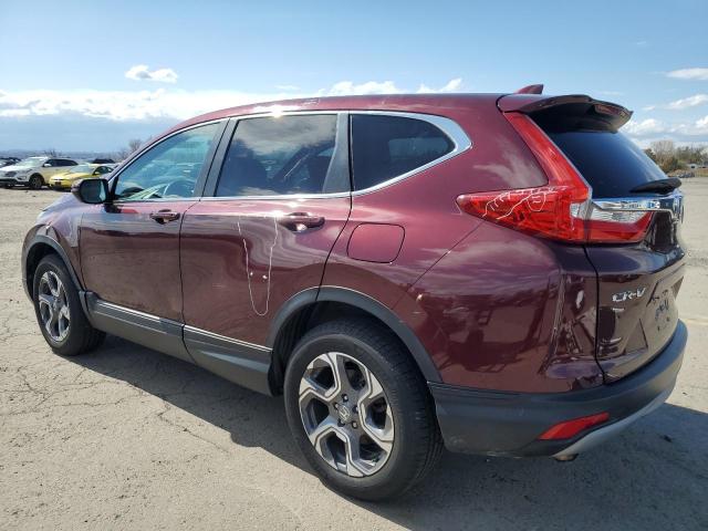 7FARW2H89JE007015 - 2018 HONDA CR-V EXL 栗色 照片 2